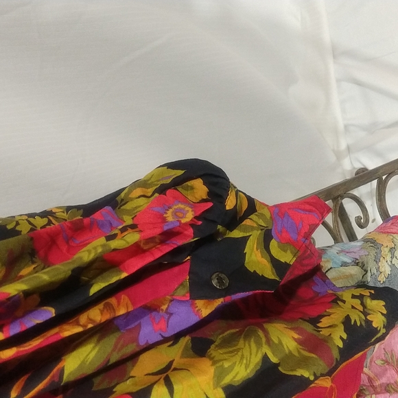 Vintage Baroque floral Anne Pinkerton blouse - Picture 6 of 7